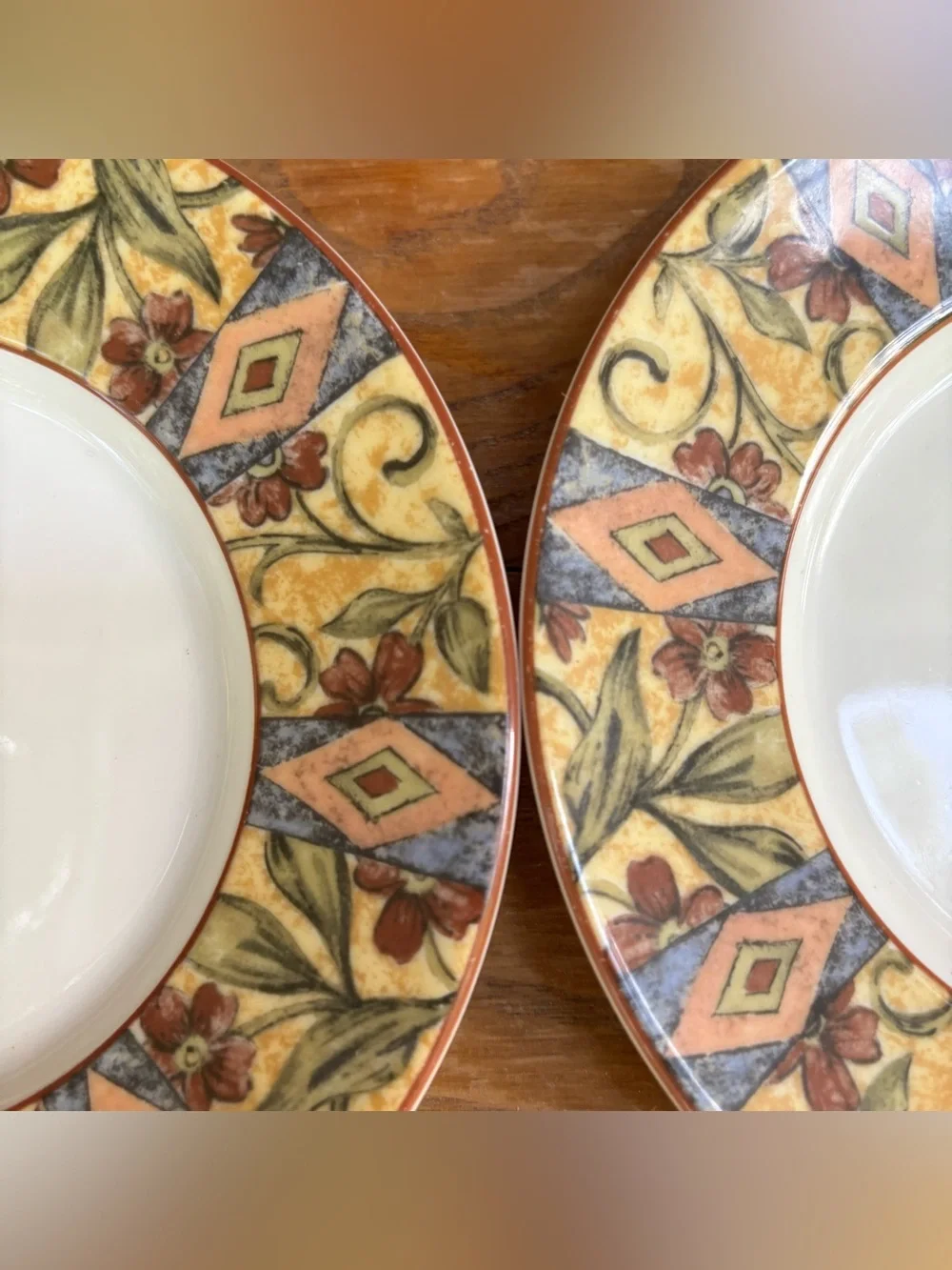 Royal Doulton Everyday Cinnabar Plate bread saucer 6” Set of 2 T. C. 1217